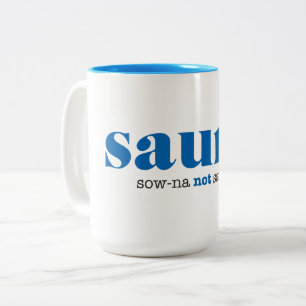 Finse Sauna Koffiemok Tweekleurige Koffiemok