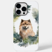 Finse schort kerst krans feestelijke pup Case-Mate iPhone case (Achterkant)