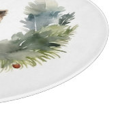 Finse schort kerst krans feestelijke pup snijplank (Hoek)