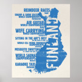 Finse schottenlijst 2 kolossaal Poster/afdruk Poster (Voorkant)