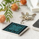 Finse Sisu Art Sleutelhanger (Zijkant)