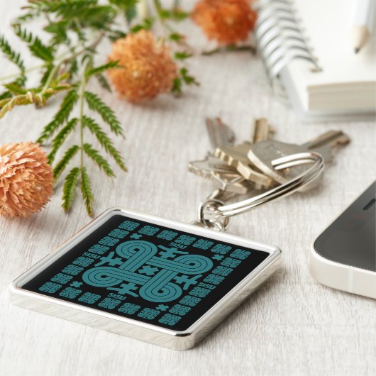 Finse Sisu Art Sleutelhanger (Zijkant)