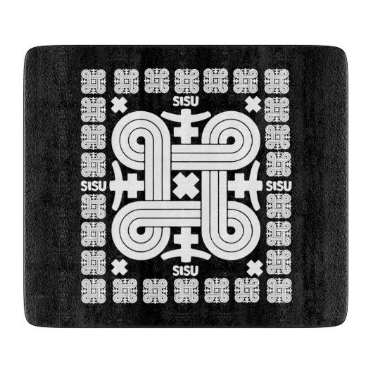 Finse Sisu Art Snijplank (Voorkant)