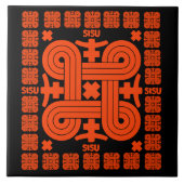 Finse Sisu Art Tegeltje (Voorkant)