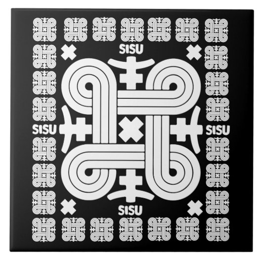 Finse Sisu Art Tegeltje (Voorkant)
