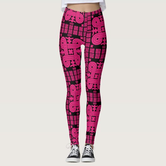 Finse Sisu Kunst Leggings (Voorkant)