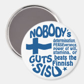 Finse SISU magneet (Voorkant / Achterkant)