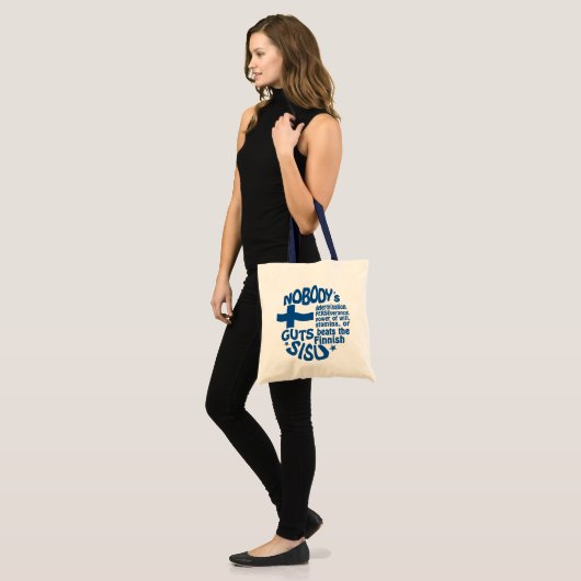 Finse SISU-tas - kies stijl Tote Bag (Voorkant (model))