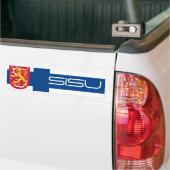 Finse sisu/wapenschild Bumpersticker (Op Truck)