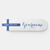 Finse skateboards met vlag (Horizontaal)
