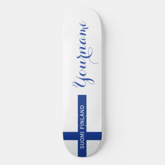 Finse skateboards met vlag (Voorkant)