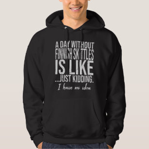 Finse Skittles grappig cadeautje Hoodie