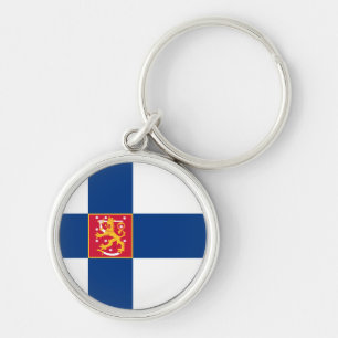 Finse Sleutelhanger voor de vlag van Finland