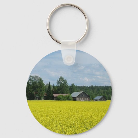 Finse sleutelketen voor het platteland sleutelhanger (Voorkant)