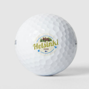 Finse  souvenir hoofdstad Helsinki Golfballen