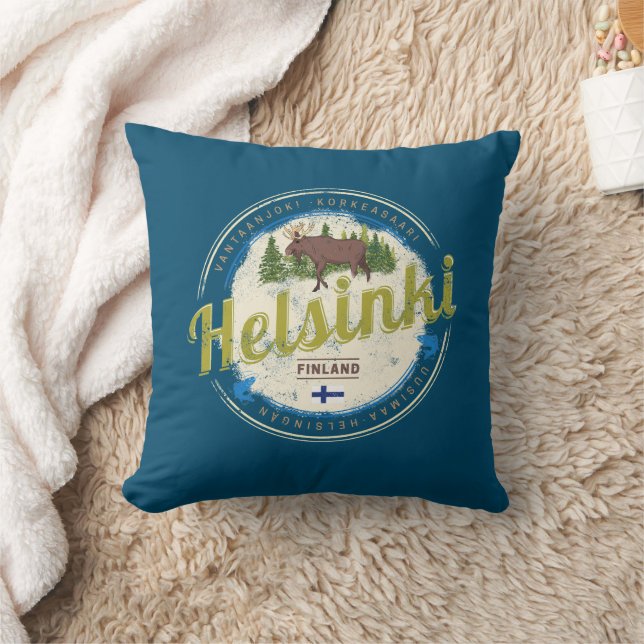 Finse  souvenir hoofdstad Helsinki Kussen (Deken)