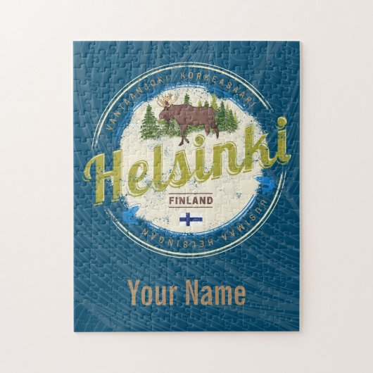 Finse  souvenir hoofdstad Helsinki Legpuzzel (Verticaal)