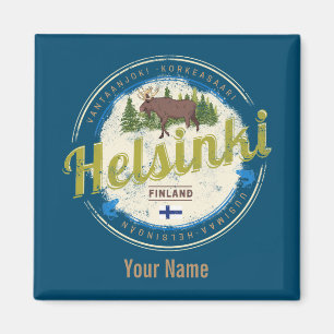 Finse  souvenir hoofdstad Helsinki Magneet
