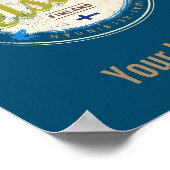 Finse  souvenir hoofdstad Helsinki Poster (Hoek)