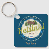 Finse souvenir hoofdstad Helsinki Sleutelhanger (Voorkant)