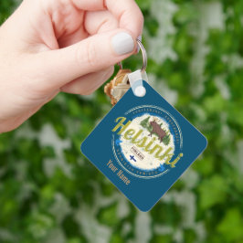 Finse souvenir hoofdstad Helsinki Sleutelhanger