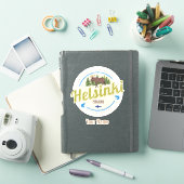 Finse souvenir hoofdstad Helsinki Sticker (iPad Cover)