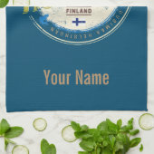 Finse  souvenir hoofdstad Helsinki Theedoek (Gevouwen)