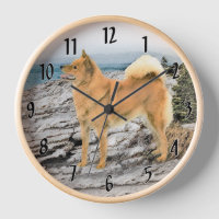 Finse spits aan de kust Schilderij - Hond Kunst