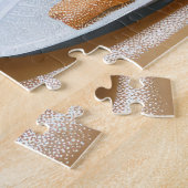 Finse spits kerstbakfeest: Festive Kerstmis Legpuzzel (Zijkant)