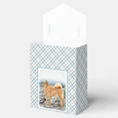Finse spitz bij Seashore-schilderij - Dog Art Bedankdoosjes (Geopend)