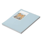 Finse spitz bij Seashore-schilderij - Dog Art Notitieblok (Linkerzijde)