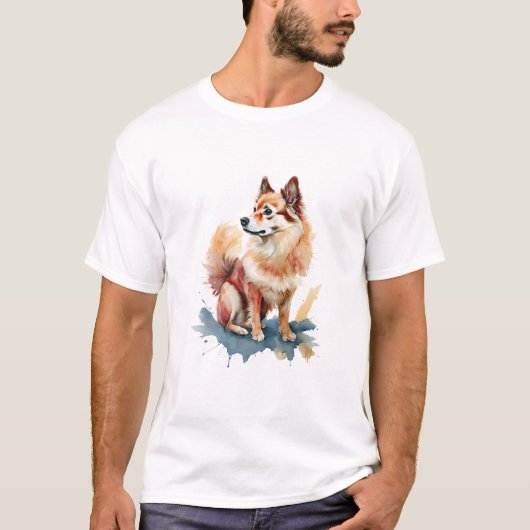 Finse spitz t-shirt (Voorkant)