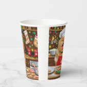 Finse Spitz Vakantie Bakken: Feestelijke Kerstmis Papieren Bekers (Links)