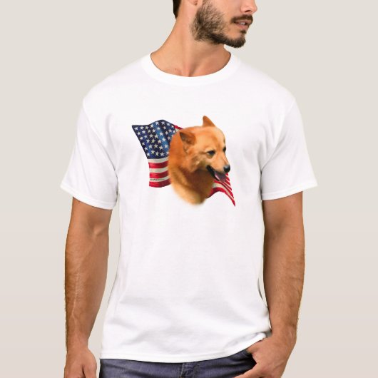 Finse Spitz vlag T-shirt (Voorkant)