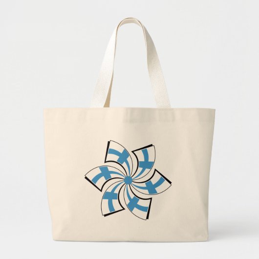 Finse Ster Grote Tote Bag (Voorkant)