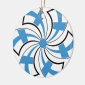Finse Ster Keramisch Ornament (Links)
