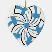 Finse Ster Keramisch Ornament (Rechts)