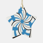 Finse Ster Keramisch Ornament (Rechts)
