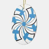 Finse Ster Keramisch Ornament (Links)