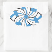 Finse Ster Ovale Sticker (Tas)