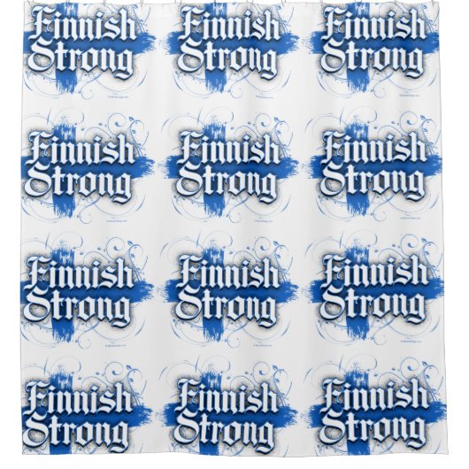Finse Sterk (Finland) Douchegordijn (Voorkant)