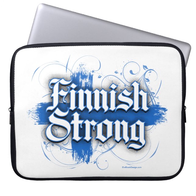 Finse Sterk (Finland) Laptop Sleeve (Voorkant)