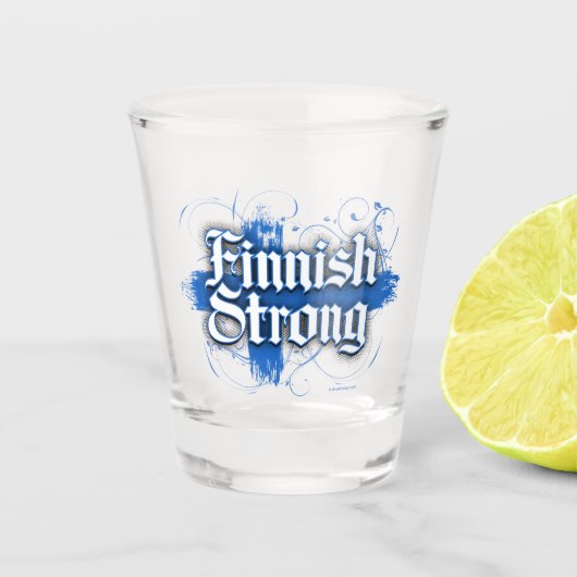 Finse sterk shot glas (Voorkant)