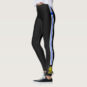 Finse strepenvlag leggings (Links)