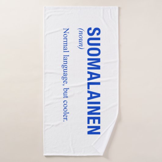 FINSE taal Badhanddoek (Badhanddoek)