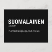 FINSE taal Briefkaart (Voorkant)