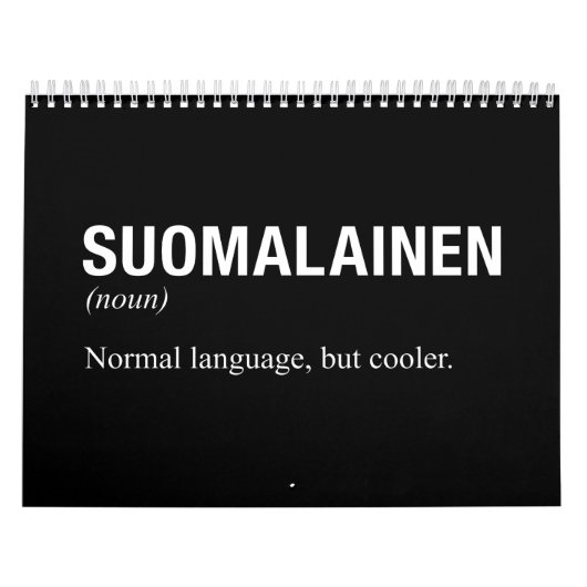 FINSE taal Kalender (Hoes)