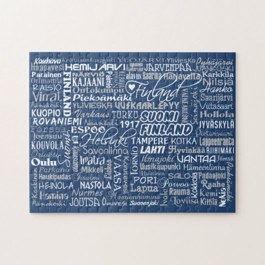 Finse Towns puzzel (Horizontaal)