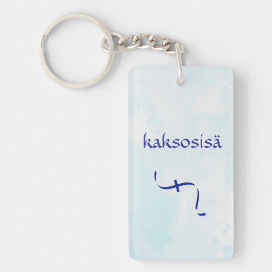 Finse Twin Dad Sleutelhanger (Voorkant)