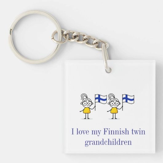 Finse Twin Kleinkinderen Sleutelhanger (voorkant)